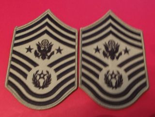 Chief Master Sergeant Of The Air Force (cmsaf) Chevrons Abu E - 9 / E - 10 Large
