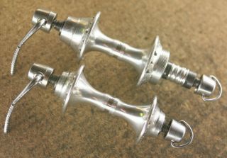 Vintage Campagnolo Corsa / C - Record Hubs Hubset 32 Holes / 130mm / British / Bsc