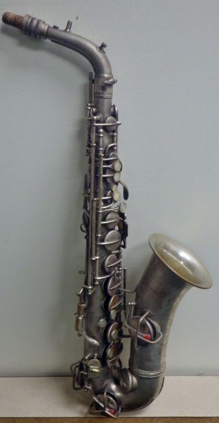 Antique Conn Alto Saxophone Vintage Chu Wonder Sax