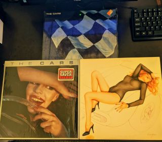 The Cars Vinyl Record Bundle: Debut Album,  Candy - O,  And Panorama.