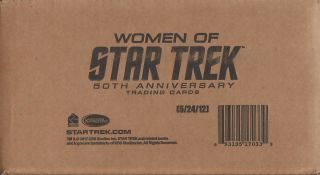 Women Of Star Trek 50th Anniversary Factory Case - Has 12 Boxes