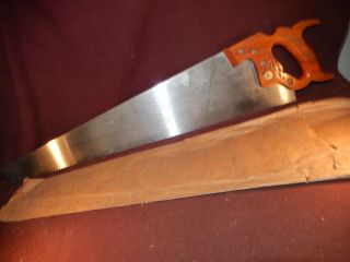 Disston Hand Saw D - 23,  Unused?,  Collectible - User