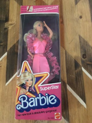 Vintage Barbie Doll Superstar Mattel Box 9720 1976 Nib