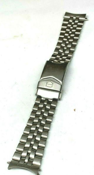 Authentic Tag Heuer Professional Vintage Stainless Steel Watch Band 19mm