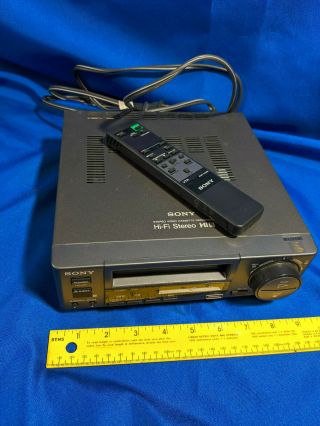Vintage Sony Ev - C100 Hi8 8mm Vcr Deck,  Video Cassette Recorder Transfer