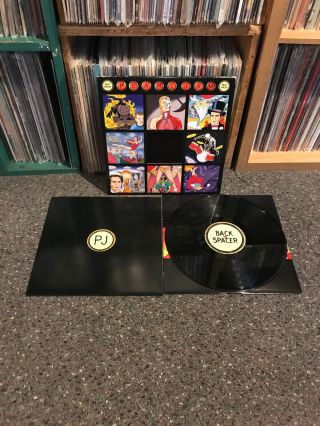 Pearl Jam Backspacer Record 2009 Vinyl Lp Pressing With Book Strong Vg,