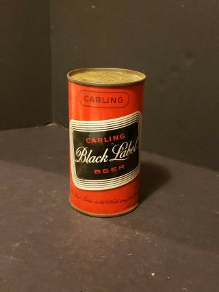 Vintage Carling Black Label Flat Top Beer Can W/ South Carolina Tax Mark