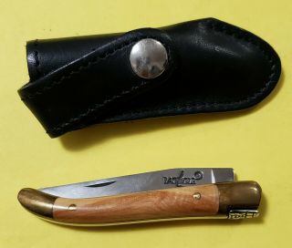 Vintage Laguiole Pocket Knife W/ Sheath
