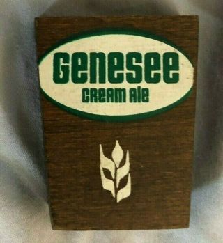 Vintage Genesee Cream Ale Beer Tap Handle
