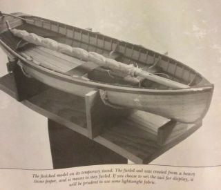 Catspaw Dinghy Vintage Wooden Ship Model