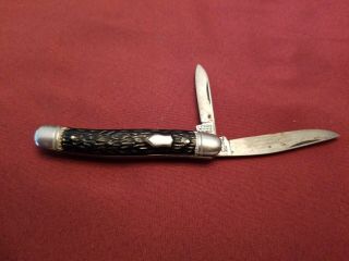 Vintage Imperial 2 Blade Folding Pocket Knife Usa Providence,  Ri