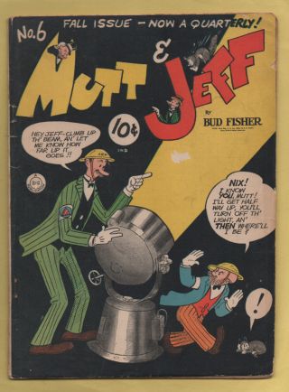 Mutt & Jeff 6 Fall 1942,  Dc,  1939 Series Vg -
