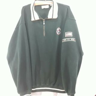 Vintage 1999 Us Open Pinehurst No 2 2xl Mens Green 1/4 Zip Up Fleece Jacket