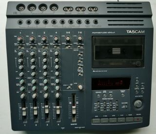 Vintage Tascam Portastudio 424 Mk Ii Analog 4 Track Recorder 8 Channel Mixer
