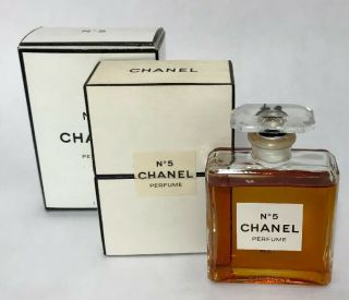 Vintage Chanel No 5 Women Perfume Pure Parfum 1 Oz Size 7