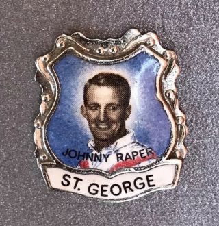 Vintage Johnny Raper Captains Badge 1967 Daily Mirror St George Dragons Nswrl