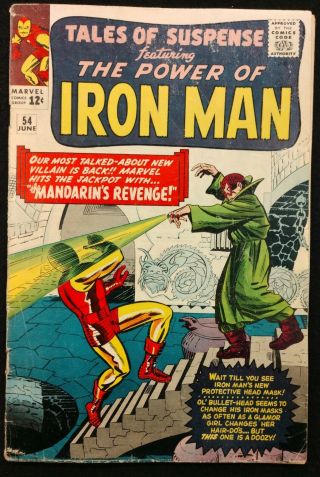 Tales Of Suspense 54 Solid Vg - - 1964 2nd App.  Mandarin Tales Of The Watcher
