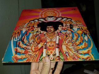 Jimi Hendrix Axis Bold As Love Rare Lp 1st Pressing Usa Tri Color Label Vinyl