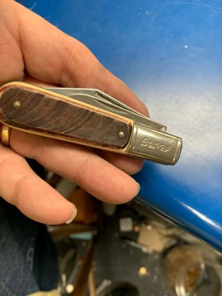 Vintage Master Barlow Pocket Knife By Colonial Prov.  U.  S.  A.
