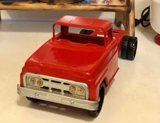 Vintage Tonka 1960’s Long Frame Lumber Truck No Bed Restored With Tires