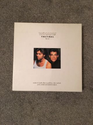 Wham The Final Box Set 2 X Gold Vinyl Record & Limited Edition