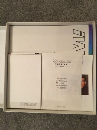 Wham The Final Box Set 2 x GOLD Vinyl Record & LIMITED EDITION 2