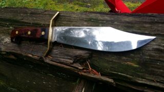 Vintage Western W49 Bowie Knife With Sheath Never Sharpened