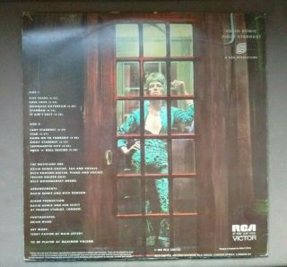 DAVID BOWIE ZIGGY STARDUST VINYL LP ORIG UK 1st PRESS 1E 1E RCA 1972 w/INNER EX 2
