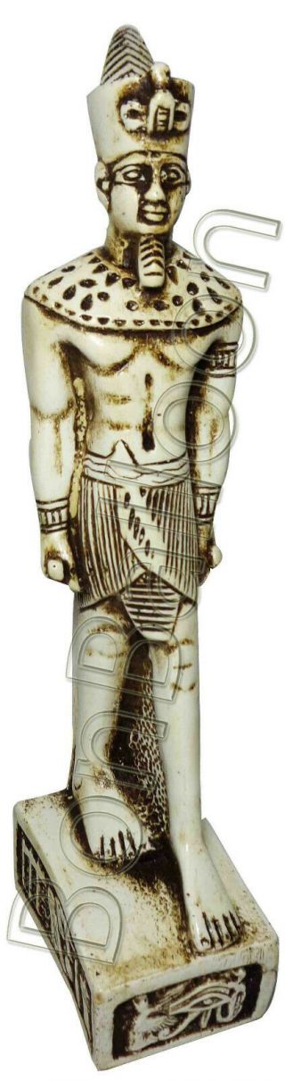 Egyptian King Ramses Pharaoh Figurine Statue Ancient Goddess 8.  3 " Sculpture 201