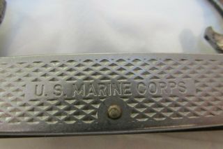 Vintage U.  S.  Marine Corps Pocket Knife Folding 4 Blades Us Military Bottle Open