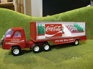 Vintage 1980 Buddy L Coca Cola Truck Semi Delivery Truck Coke I Shape