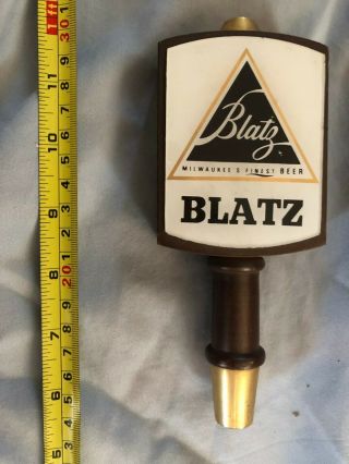 Vintage Blatz Beer Tap Handle - Milwaukee 