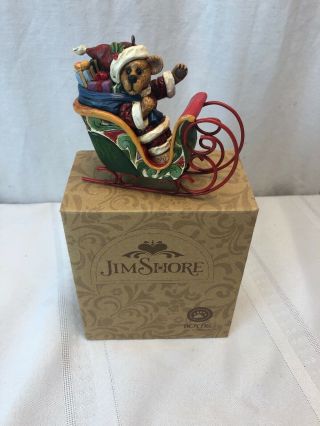 Boyds Bears Jim Shore Bearing Gifts Christmas Figurine Box Santa 4016479