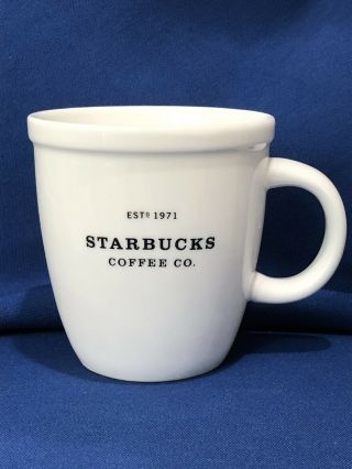Starbucks Coffee Co.  Est.  1971 Barista 2001 Large 18,  Oz.  Ceramic Mug Great Gift