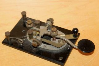 Vintage Telegraph J - 38 Wwii Military Ham Signal Key Keyer Morse Code