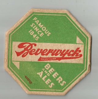 Beverwyck Beers & Ales - Albany,  Ny - Coaster - Rare &