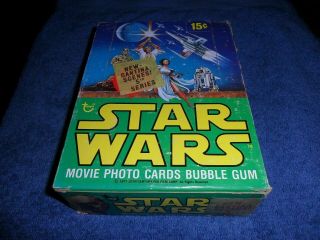Rare 1977 Topps Star Wars In 4th Wax Box Cantina 5th Series Packs (36) (caljeff)