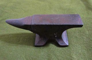 Antique Solid Wrought Blacksmith Anvil 3 1/2 Lbs,  6 3/4 " Long