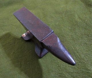 Antique Solid Wrought Blacksmith Anvil 3 1/2 lbs,  6 3/4 