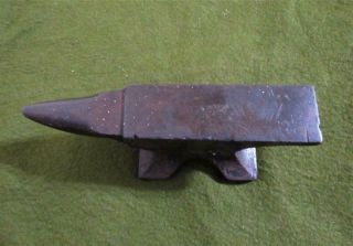 Antique Solid Wrought Blacksmith Anvil 3 1/2 lbs,  6 3/4 