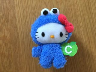 Hello Kitty Cosplay Cookie Monster Usj,  3.  5×4.  7×2.  2in,  Stuffed Toy,  Japan