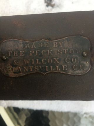 Vintage Peck Stowe & Wilcox Pexto Crimper Bead Roller Tinsmith Sheet Metal 2