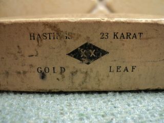 Vintage Hastings & Co.  Gold Leaf 