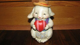 Jim Shore Nib Pint Sized Love Bunny Figurine Somebunny To Love 4041775