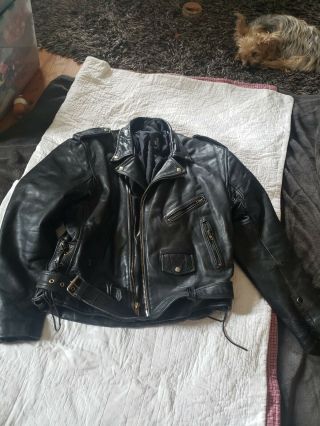 Vintage Motorcycle Mens Jacket Protection Gear
