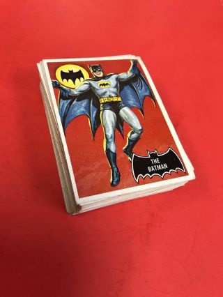 Batman Series 1 1966 Topps Complete Card Set 1 - 55