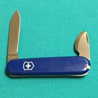 Limited Victorinox Swiss Army Knife - Blue 84mm Watch Case Opener - Renata Logo