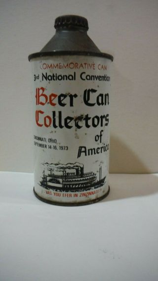 1973 Cincinnati Beer Can Collector America Bcca Convention