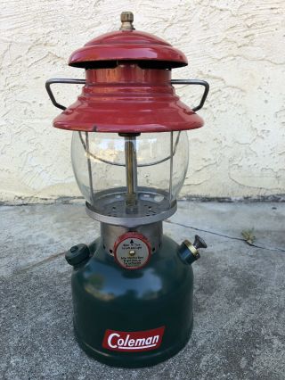 Vintage Coleman 200a Christmas Lantern 9/51 Restored Rare