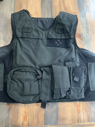 American Body Armor Aba Carrier Tactical Vest 3xl Size 3rc / 3rrc Law Enfor